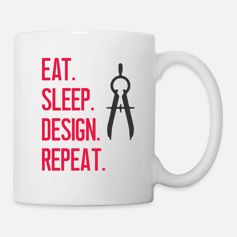 Architekt Architektur Zirkel Designer Architects - Tasse - Weiß