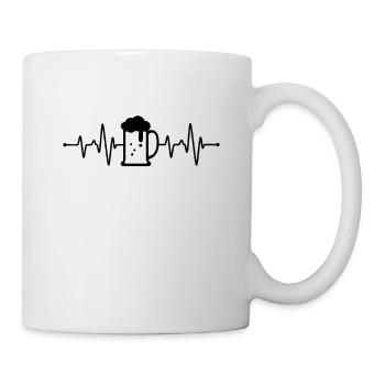 Beer Heartbeat - Mug - white - Right