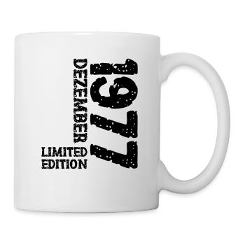 1977 décembre édition limitée 46e anniversaire décoration - Mug blanc - blanc - Droite