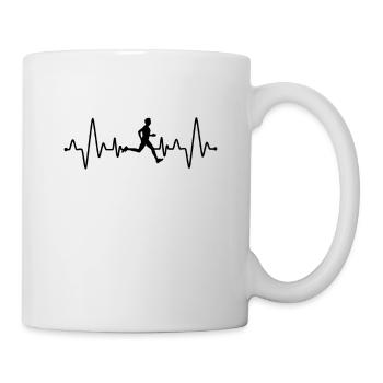Runner Heartbeat - Mug - white - Right
