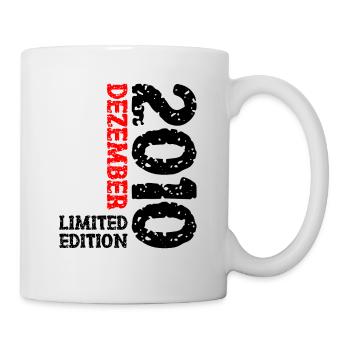 2010 Dezember Limited Edition 13. Geburtstag Deko - Tasse - Weiß - Rechts
