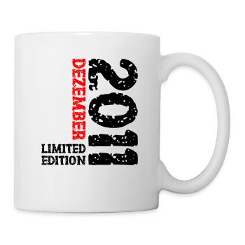 2011 Décembre Édition Limitée 12e Anniversaire Décoration - Mug blanc - blanc - Droite