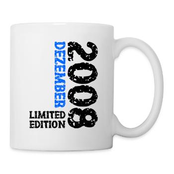 2008 Décembre Édition Limitée 15e Anniversaire Décoration - Mug blanc - blanc - Droite