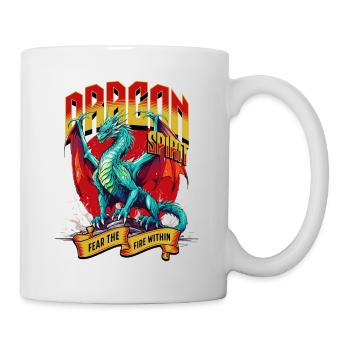 Dragon, Fantasy, Magic, Mysticism, Creature, Fable, Animal - Mug - white - Right