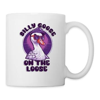 The stupid goose on the loose - Mug - white - Right