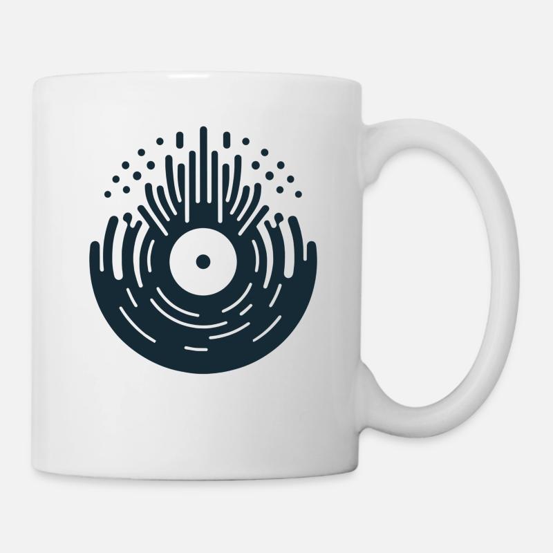 Icône de vinyle - Mug blanc - blanc