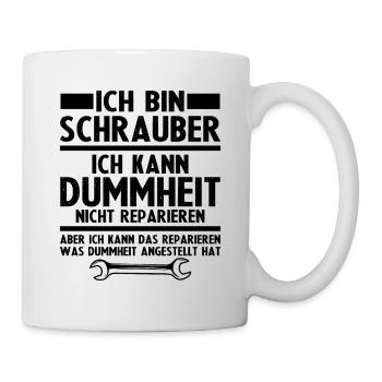 Ich bin schrauber - Tasse - Weiß - Rechts