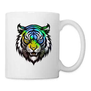 Tiger Head Colorful - Mug - white - Right