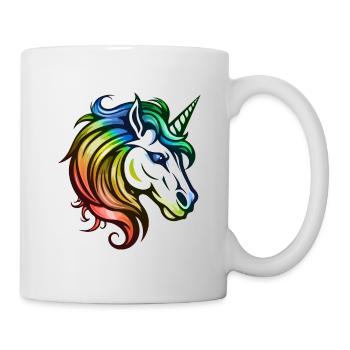 Unicorn Head Colorful - Mug - white - Right