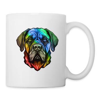 Mastiff Dog Head Colorful - Mug - white - Right