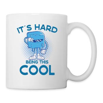 Baignade sur glace C’est difficile d’être ce cadeau de glace cool - Mug blanc - blanc - Droite