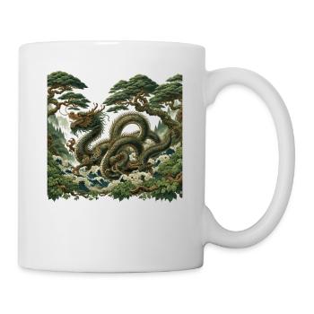 Chinese Dragon Art - Mug - white - Right