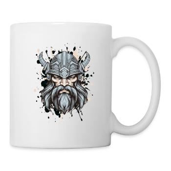 Viking Head Portrait Motivation Mythology - Mug - white - Right