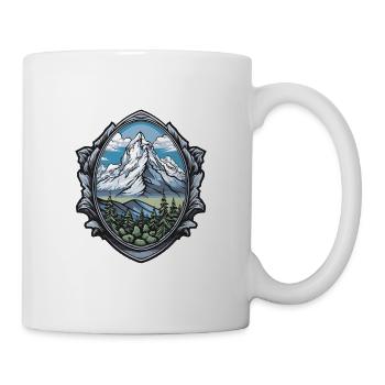Mountains Winter Symbol - Mug - white - Right