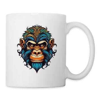 Monkey Head - Mug - white - Right