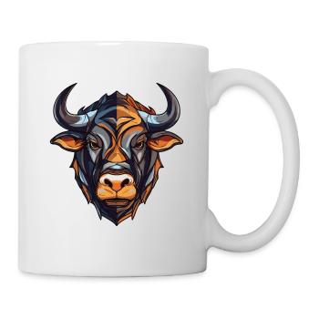 Bull Head Taurus - Mug - white - Right