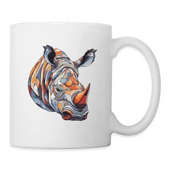 Rhinoceros Head - Mug - white - Right