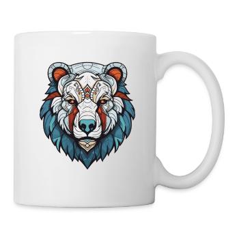Polar Bear Head Polar Bear - Mug - white - Right