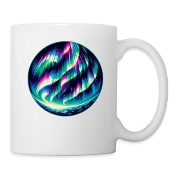 Passionné d’aurores boréales Amoureux des aurores boréales - Mug blanc - blanc - Droite