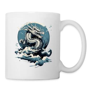 Himmelsdrache im Aufwind - Tasse - Weiß - Rechts