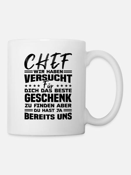 Chef wir haben Versucht das beste Geschenk - Tasse - Weiß