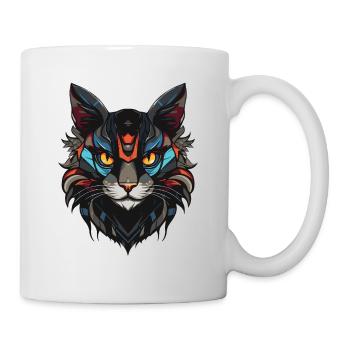 Cat Head - Mug - white - Right