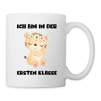Mädchen Einschulung 2023 Schulbeginn Schulkind - Tasse - Weiß - Rechts