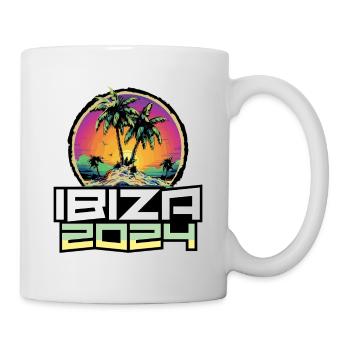 Ibiza 2024 Urlaub Palmen - Tasse - Weiß - Rechts