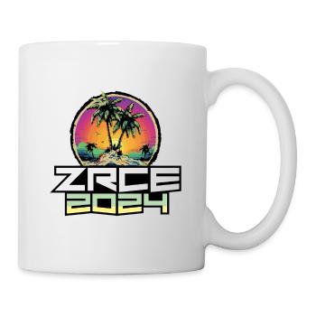 Palmiers de Noël Zrce 2024 - Mug blanc - blanc - Droite
