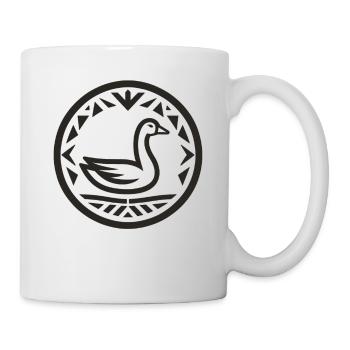 Gans Indianer-Tierkreis - Tasse - Weiß - Rechts