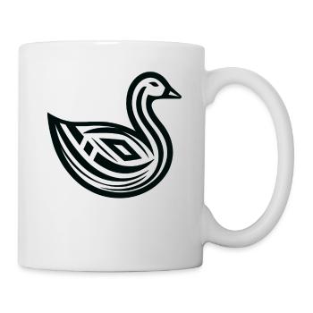 Gans Indianer-Tierkreis - Tasse - Weiß - Rechts