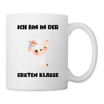 Mädchen Einschulung 2023 Schulbeginn Schulkind - Tasse - Weiß - Rechts