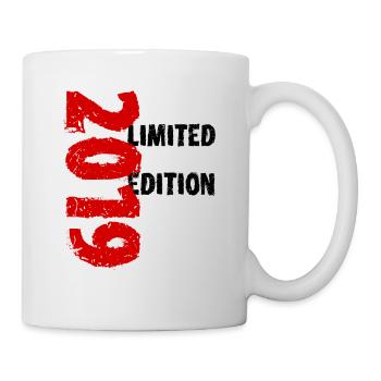 2019 Édition Limitée Anniversaire Cadeau Décoration - Mug blanc - blanc - Droite