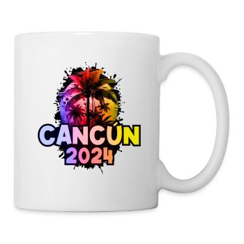 Cancun 2024 Holiday Colorful - Mug - white - Right