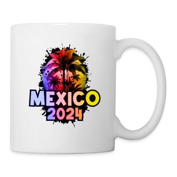 Mexique 2024 Vacances Coloré - Mug blanc - blanc - Droite