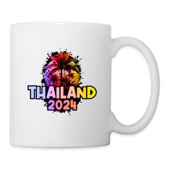 Thaïlande 2024 Vacances Coloré - Mug blanc - blanc - Droite