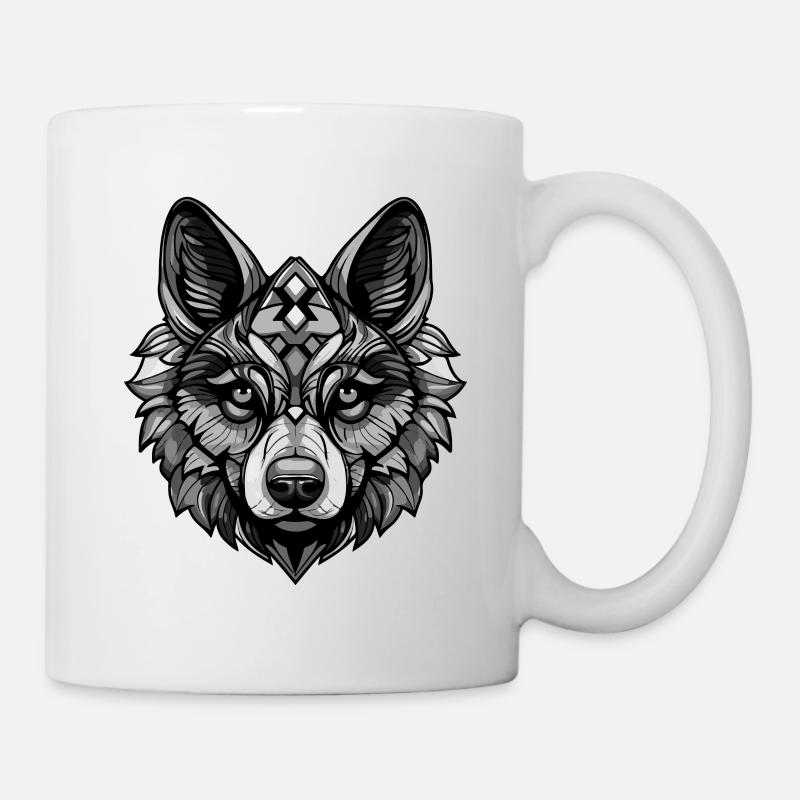 Hund Akita - Tasse - Weiß