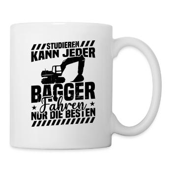 Every excavator can only be studied by the best - Mug - white - Right