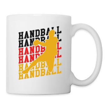 Handball Team Germany Flag Handball Player - Mug - white - Right