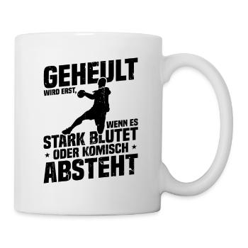 Handball nix for wimps Gift for handballer - Mug - white - Right