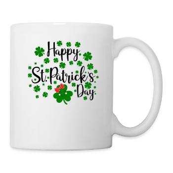 Accessoires de la Saint-Patrick Irlande Shamrock décoration - Mug blanc - blanc - Droite