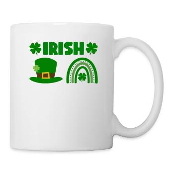 Accessoires de la Saint-Patrick Irlande Shamrock décoration - Mug blanc - blanc - Droite