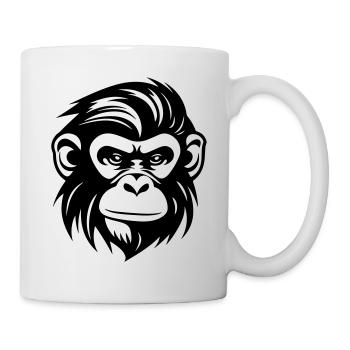 Monkey Head - Mug - white - Right