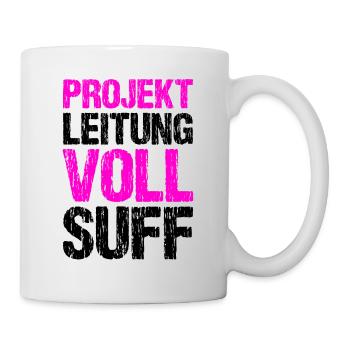 Bier Saufen Shirt Damen Herren Feiern Partnerlook - Tasse - Weiß - Rechts