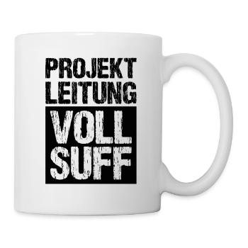 Bier Saufen Shirt Damen Herren Feiern Partnerlook - Tasse - Weiß - Rechts