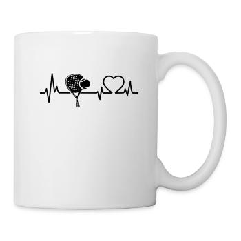 Heartbeat Padel Player - Mug - white - Right