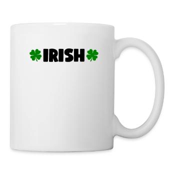 Accessoires de la Saint-Patrick Irlande Shamrock décoration - Mug blanc - blanc - Droite