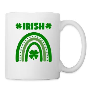 Accessoires de la Saint-Patrick Irlande Shamrock décoration - Mug blanc - blanc - Droite