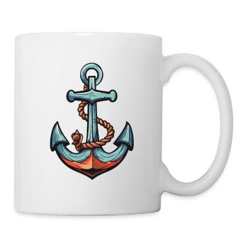 Anker Hafen - Tasse - Weiß - Rechts