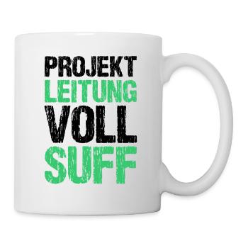 Bier Saufen Shirt Damen Herren Feiern Partnerlook - Tasse - Weiß - Rechts